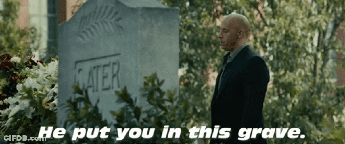 Paul Walker Funeral Vin Diesel GIF