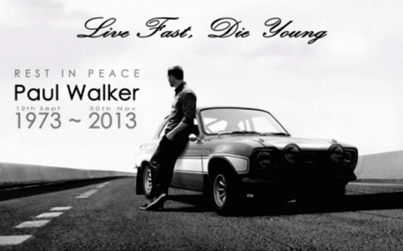 Paul Walker Old Posters GIF