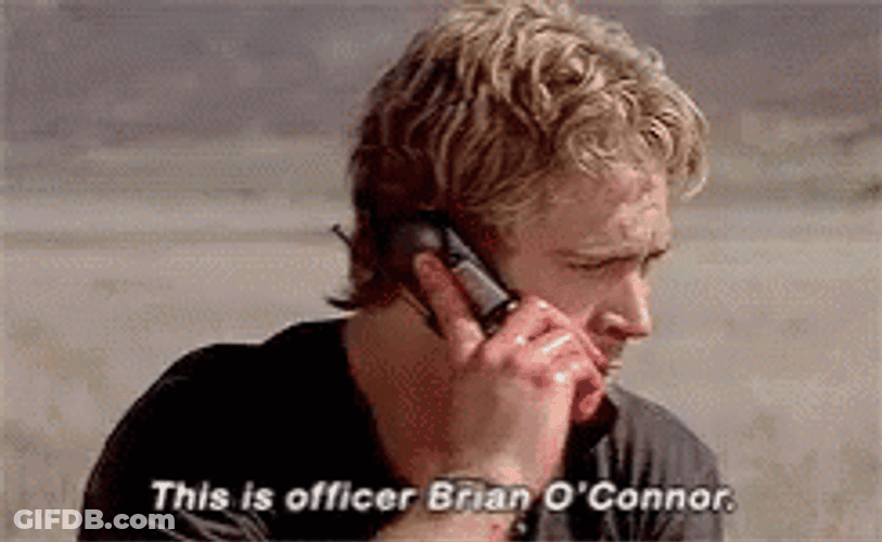 Paul Walker This Is Officer Brian O'Connor GIF