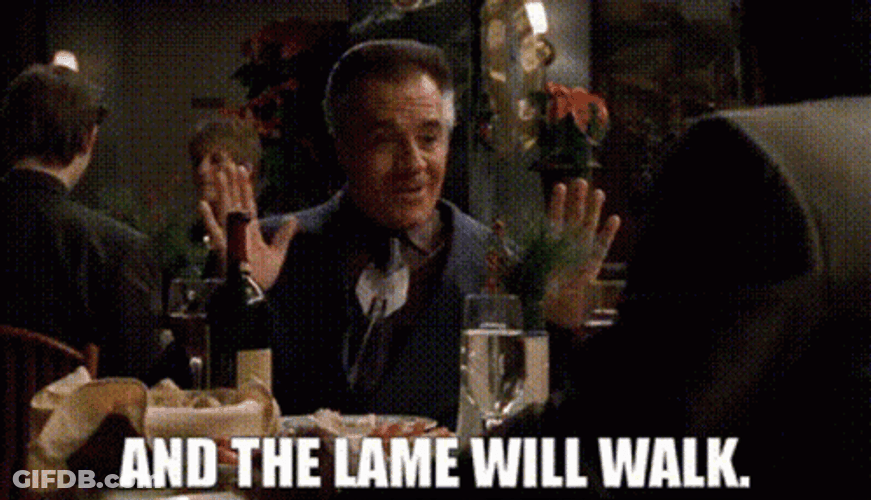 Paulie Walnuts And The Lame Will Walk GIF