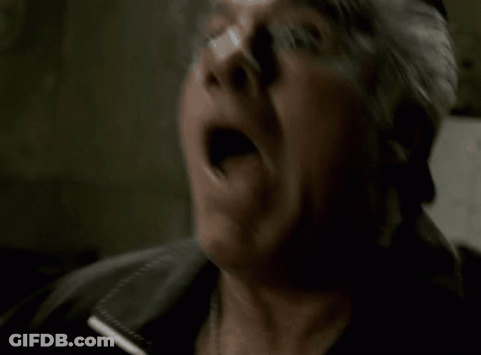 Paulie Walnuts Choking Scene GIF