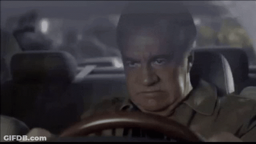 Paulie Walnuts Driving Mad GIF
