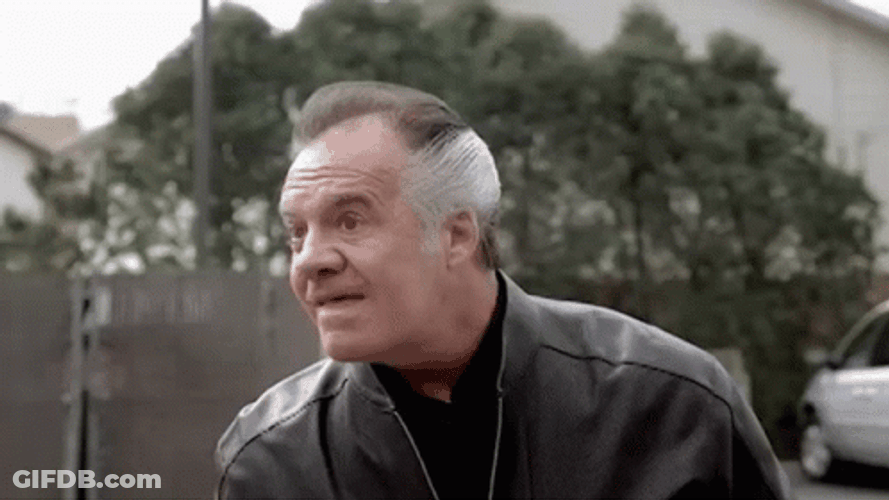 Paulie Walnuts Instantly Gets Angry GIF