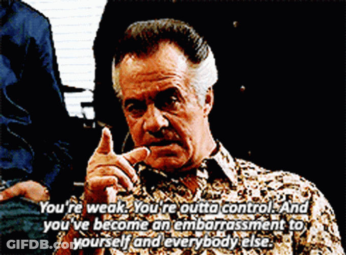 Paulie Walnuts You're Weak GIF