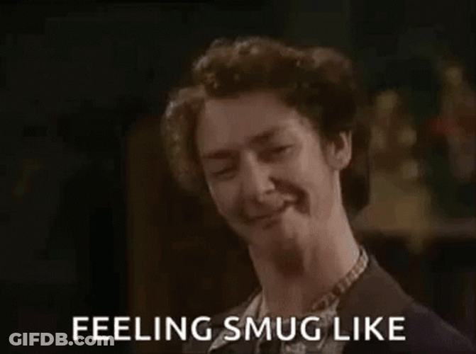 Pauline McLynn Feeling Smug GIF