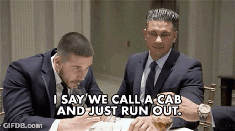 Pauly D I Say We Call A Cab GIF