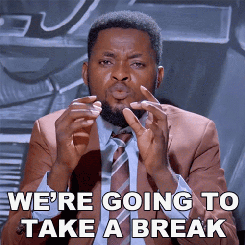 Pause Mark Angel Take A Break GIF