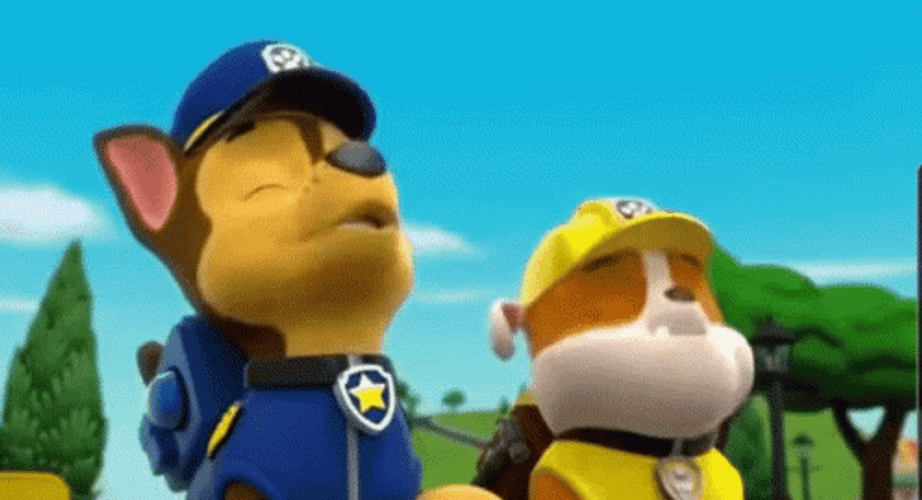 Paw Patrol Chase Sneezing GIF