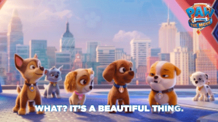 Paw Patrol Dogs Movie Quote GIF