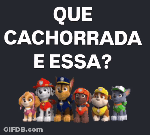 Paw Patrol Dogs Standing Together GIF