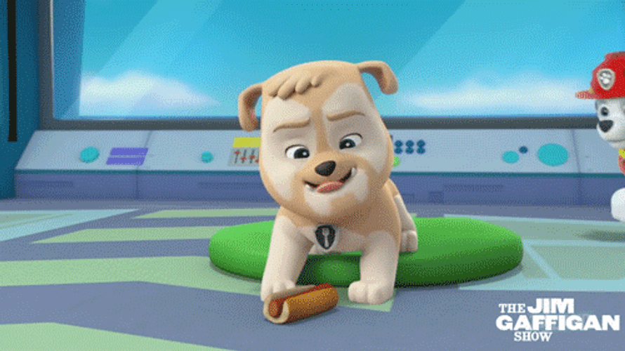 Paw Patrol Jim Gaffigan Eating GIF