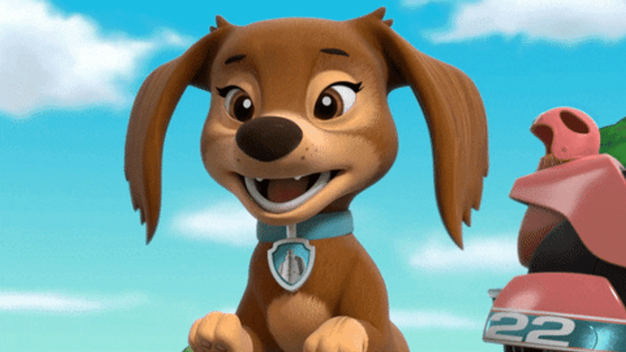 Paw Patrol Liberty Happy Excited GIF