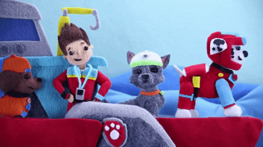 Paw Patrol Stop Motion TV GIF