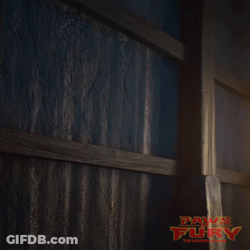 Paws Fury Cartoon Character Poster GIF
