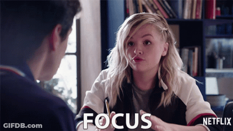 Pay Attention And Focus GIF