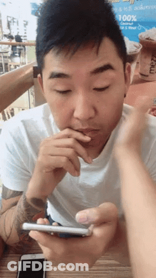 Pay Attention Face Spank GIF