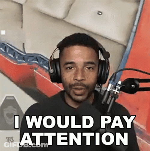 Pay Attention To The Game GIF