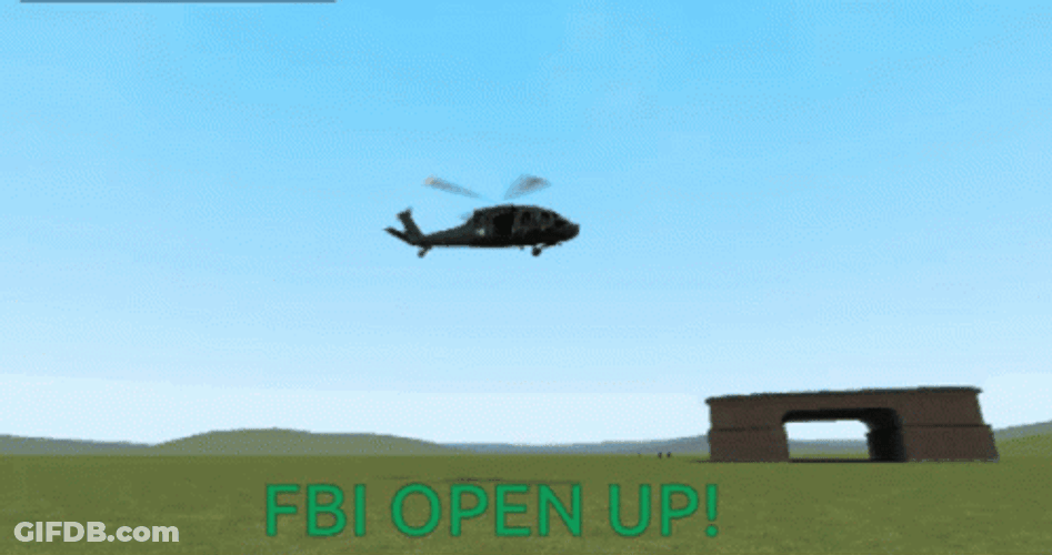 Pay Day 2 Helicopter Fbi Open Up GIF