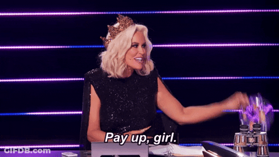 Pay Up Girl Jenny McCarthy GIF