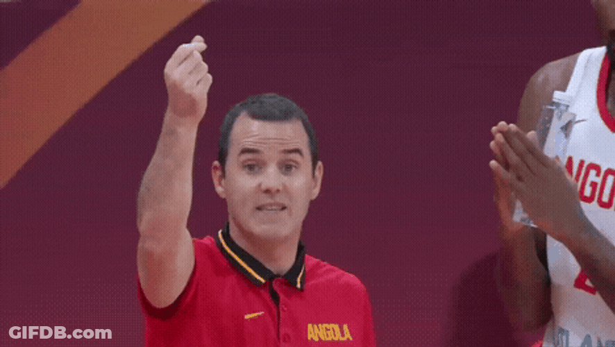 Pay Up Man Wearing Angola Shirt GIF
