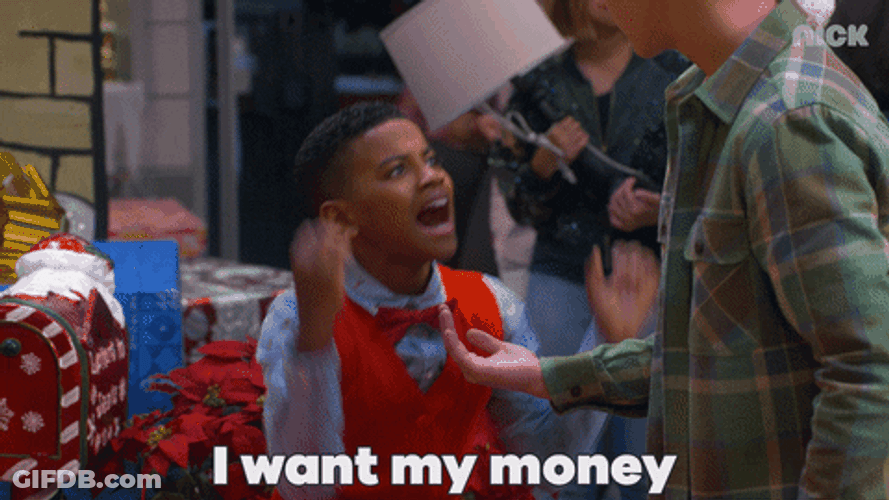 Pay Up Young Boy I Want My Money GIF