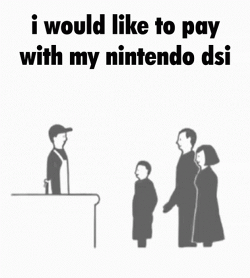 Pay With Nintendo DSI GIF