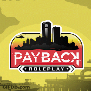 Payback Roleplay Logo City Skyline GIF