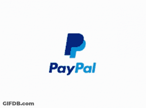 Paypal Logo On A White Background With A Blue P GIF