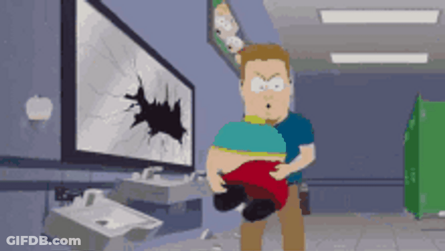 PC Principal Beating Up A Kid GIF