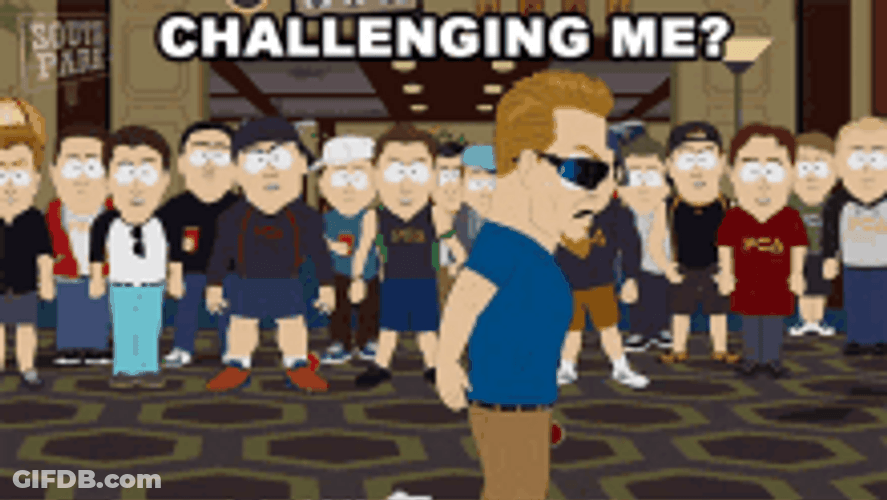 PC Principal Challenging Me? GIF
