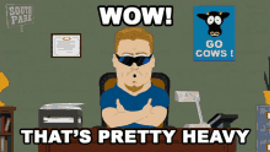 PC Principal Oh That's Heavy GIF