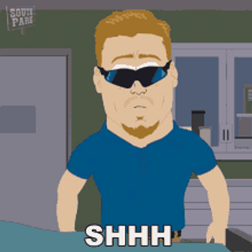 PC Principal Shhhh GIF