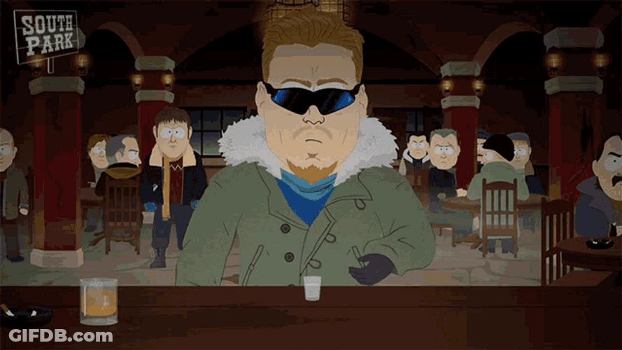 PC Principal Taking Shots GIF