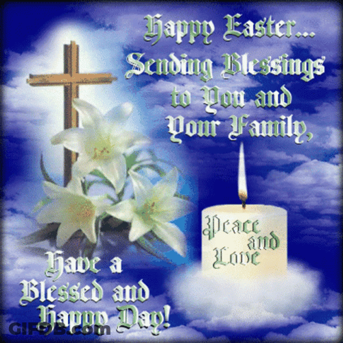 Peace And Love Good Morning Happy Easter GIF