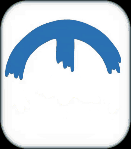 Peace Logo With Flag Of Ukraine GIF