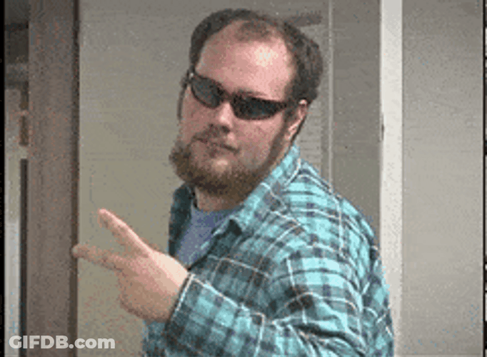 Peace Out Bye Cool Shades Guy GIF
