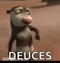 Peace Out Deuces GIF