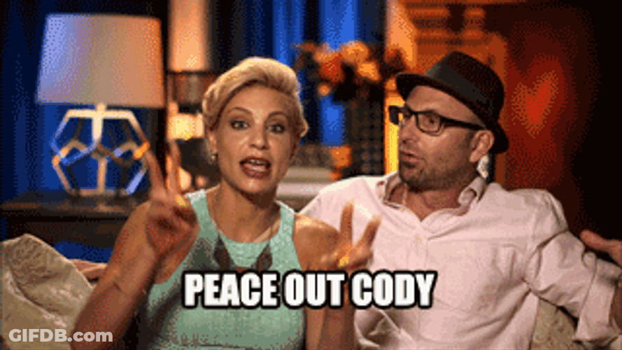 Peace Out Funny Marriage GIF
