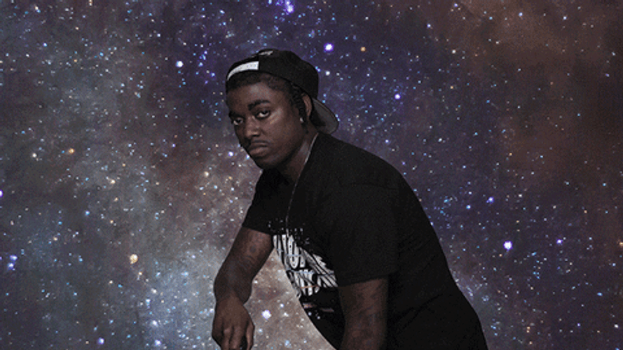 Peace Out Space Scooter GIF