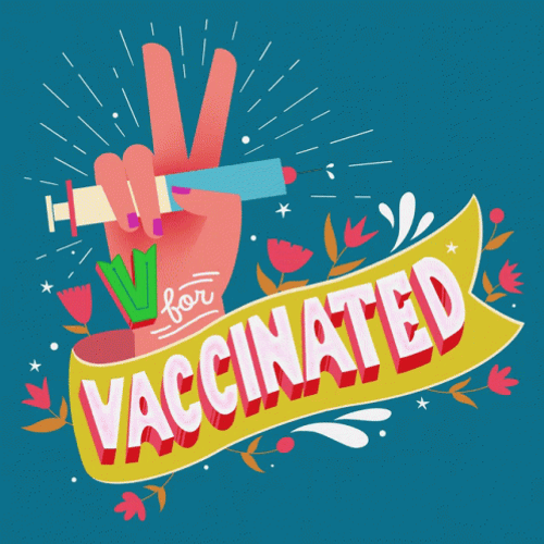 Peace Out Vaccinated GIF