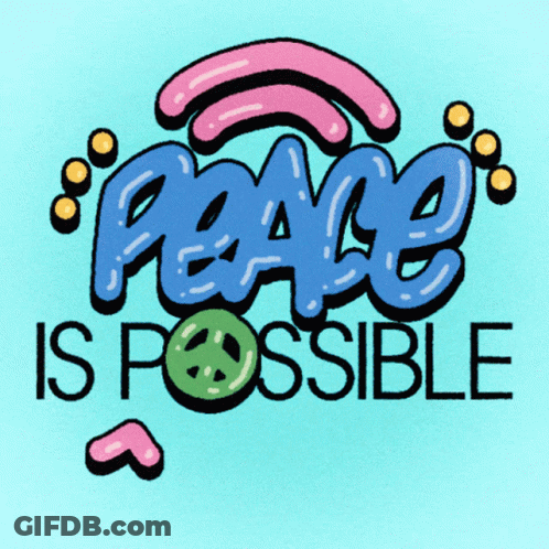 Peace Sign Possible Sign GIF