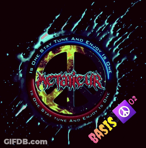 Peace Sign Saying Is One Stay Tune And Enjoy Is One GIF