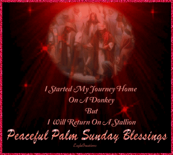 Peaceful Happy Palm Sunday GIF