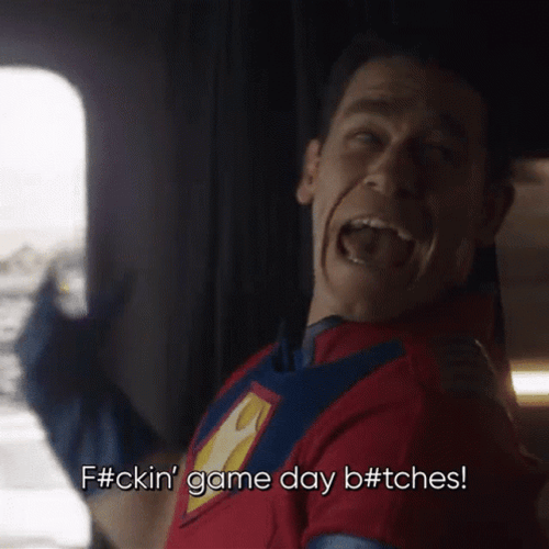 Peacemaker Game Day GIF