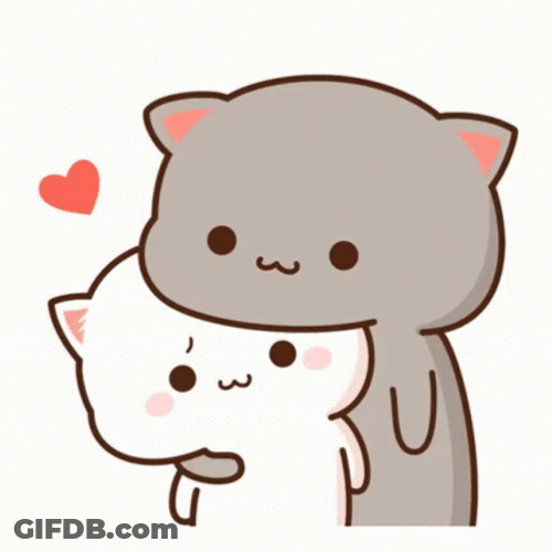 Peach And Goma Cat Its Ok Love GIF