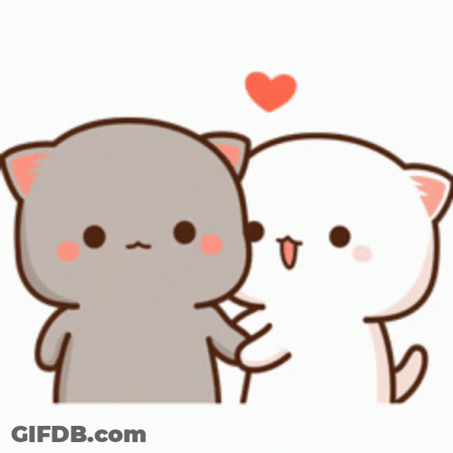 Peach And Goma Holding Hands GIF