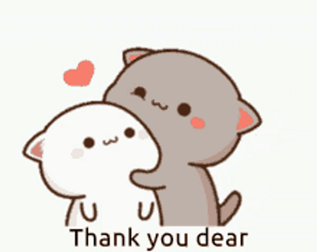 Peach And Goma Thank You Dear Animated GIF