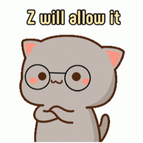 Peach Cat I'll Allow It GIF