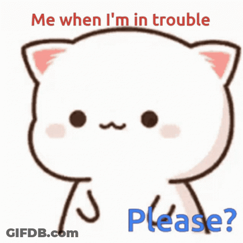 Peach Cat Just When I Thought I Was Out GIF