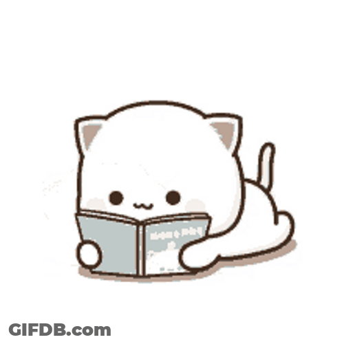 Peach Goma Fight Over Reading Book GIF
